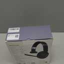 Trucker Bluetooth Headset, Wireless Headsets with Noise Cancelling Microphone, Long Battery Life Bluetooth Headphones with Detachable Earpad/Single+Dual Mode for Office/Driving/Home (Black)