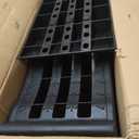 MaxxHaul 50515 6.25" Lift Car Ramps, 2-Pack 13,000lb GVW, Deep Grooved Surface for Stable Tire Placement, Heavy-Duty, Black