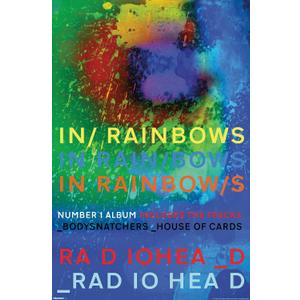Radiohead - In Rainbows Album Art Wall Poster, 34L" x 22.4W", Premium Unframed Version