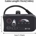 ‌S810 Bike Computer Display - 36V/48V Water Proof Cycling Meter with Speed Tracking for JN Controller & Pasion E-Bikes,22.2mm Handlebar Mount