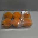 6Pcs Large Velvet Christmas Ball Ornaments 4" Copper Orange Flocked Ornaments Set for Christmas Tree with 10Pcs Velvet Bows Shatterproof Xmas Hanging Decorations for Home Fall Tankgiving Holiday Dcor