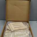 Guinea Pig Hideout, Wooden 2-Tier Guinea Piggy Castle House Habitat Accessories with Removable Ladder Food Bowl & Hay Rack Easy to Assemble for Small Animal Hamsters Syrian Hamsters Gerbils Rats