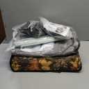 Weatherproof Heated Cat House for Outdoor in Winter, Heated Cat Bed Kitty Shelter with Cat Heating Pad, Insulated & Safe Escape Door, Warm House for Outside Stray Cat (Leaf Color, 12"x16"x16")