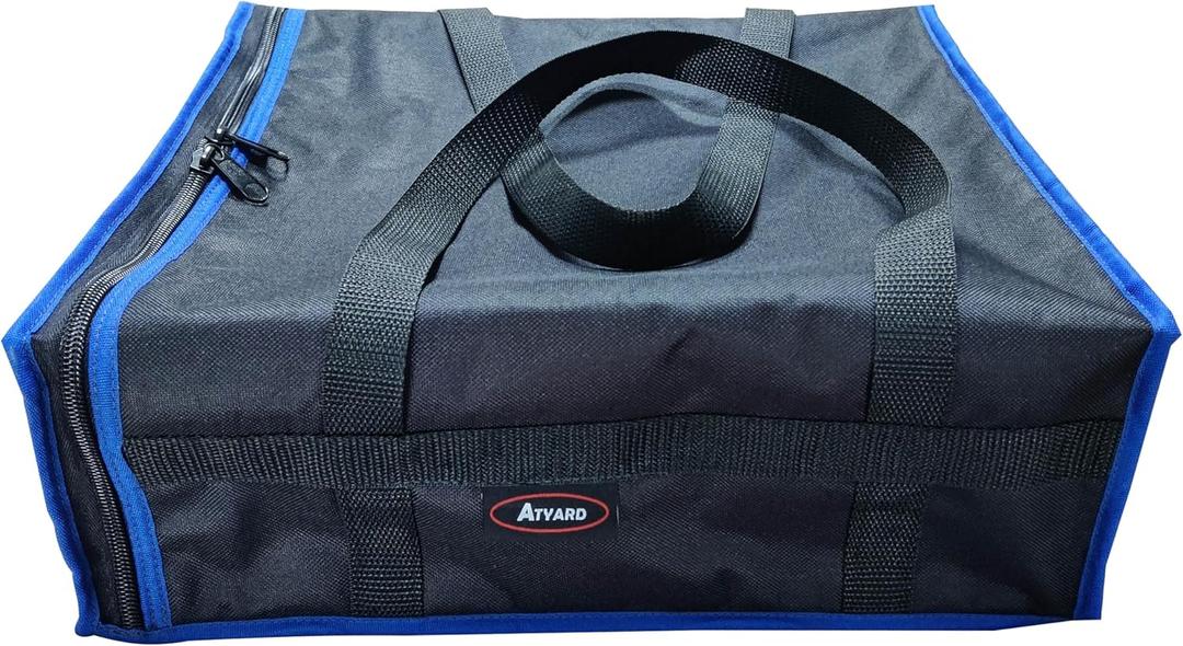 ATYARD Pizza Delivery Bag, 14" x 14" x 7" Pizza Warmer Bags, Insulated Food Delivery Bag, Holds up to 3 Fresh Pizzas