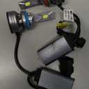 FAHREN Ultra Bright H11 Fog Bulbs,Upgraded 120W 80000LM H8/H9 Bright Lighting Bulb, 6500K Cool White IP68 Waterproof,Quick Installation, Pack of 2