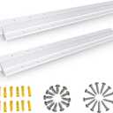 French Cleat 30 inch, 2 Pairs Heavy Duty Aluminum Z Clips/Bar Hanger Interlocking Wall Mounting Bracket Hardware Kit for Hanging Mirrors, Picture, Shelf, Headboard, Cabinet, Whiteboard, Art, Frames