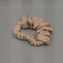 Heatless Curling Scrunchie, Heatless Hair Curler to Sleep In, No Heat Curls for Long Hair, Soft Sleep Hair Roller (Beige)