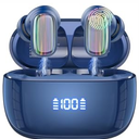 AI Language Translator Earbuds Real Time, 164 Language/6 Translation Modes Translator Earbuds 3-in-1 Translation Headphones, Bluetooth 5.4 Translation Device for Travel Business Learning, Blue