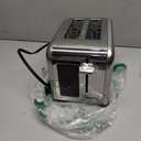 Mecity 2 Slice Toaster Touch Screen 1.5" Wide Slot, Stainless Steel Smart Bread Toaster for Bagel Muffin Waffle Gluten Free Breads, Timer, Defrost, Reheat, 120V 825W