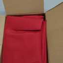 HolidayIdeas Red Outdoor Curtains for Patio Waterproof, 2 Panels - 54 x 95 Inch - Privacy Protection & Light Filtering Curtains Grommet Outside Curtains for Porch, Gazebo, Pergola, Backyard