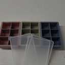 Silicone Ice Cube Trays 3 Pack - Large Size Silicone Ice Cube Molds with Leak Proof Removable Lid Square Ice Cube Tray And BPA Free for Cocktail,Whiskey, Stackable Flexible Ice (Blue Pink Green)