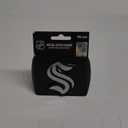 Seattle Kraken Black Metal Hitch Cover with Metal Chrome 3D Emblem