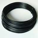 50 Feet Black HDPE Plastic Welding Rod,1/8" Diameter,High Density Polyethylene Welding Rod for Car Bumper,Water Tanks,Canoe and Plastic Bins