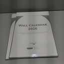 2 x Wall Calendar 2026, 12 Months, 17" x 12" Large Wall Calendar 2026 with Hanger, Thick Paper and Spiral Binding, Vintage Arch Design.