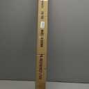 1" Curtain Rod Telescoping Single Drapery Rod 36-72 Inches, With Square Heavy Duty Aluminum Alloy Finials, Matte Black