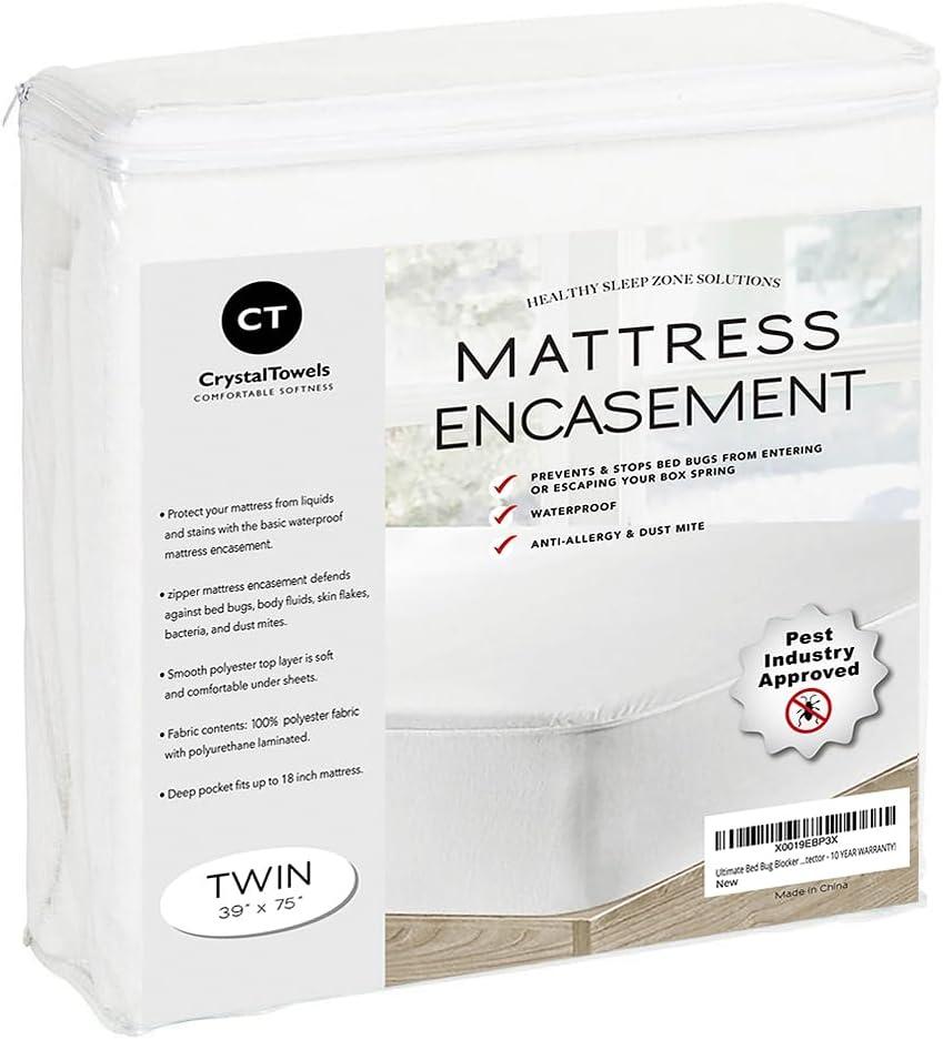 Ultimate Zippered Waterproof Mattress Encasement- Protector 