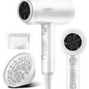Hair Dryer with Diffuser, CONFU Blow Dryer for Curly Hair for Women Men, 21000PRM Travel Hair Dryer, Portable Lightweight Fast Drying Negative Ion Hairdryer for Home & Travel