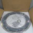 Luxury Crystal Chandelier, 24" Modern Round Dining Room Chandeliers Over Table8 Lights Chrome Ceiling Pendant Ceiling Lighting for Living Room Bedroom Entryway Foyer Staircase