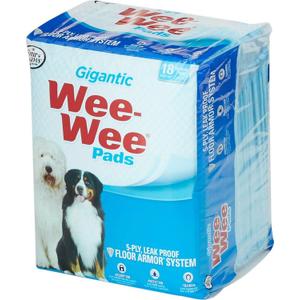 Four Paws Wee-Wee Pads, Gigantic, 18 per Pack (4 Packs)