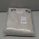 NICETOWN 100% Blackout Oatmeal Linen Curtains 95 inches Length for Dining Room, 2 Panels Set, 52" Wide, Farmhouse Style Room Cooling Window Draperies with Thermal Insulated Liners