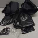 EUSKKEM Black Boys Cosplay Costume Jacket Shirt Pants Hat Accessories Halloween Outfit (Black, 140)