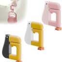 2 x Portable Duck Shaped Detachable Non-Slip Folding Table Hook – No-Drill Purse Hanger & Bag Clamp for School/Office Desk Storage & Organization