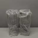 Meangood Toilet Paper Holder Stand and Tissue Paper Roll Dispenser for 4 Mega Rolls, Bathroom Free Standing Tissue Roll Storage Holder Rack, Metal Wire Silver (Pack of 2)