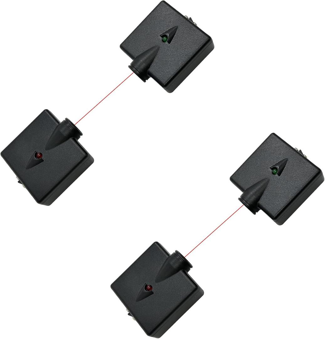 2PACK GSTB-R STB-BL Garage Door Sensor, Replacement for Genie Garage Door Sensors, Replacement Kit, Includes Sender & Receiver, Compatible with Genie Garage Door Openers Made After 1993.