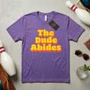 The Dude Abides Soft Purple Size XL
