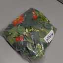 Kainonnan 5.74 FT Artificial Poppies Flower Garland, Floral Garland Greenery Vines with Eucalyptus Hanging Flowers Vines for Home Wedding Mantle Table Outdoor Decor (Orange)