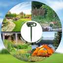 Upgraded Solar Ultrasonic Animal Repellent Outdoor, Deer Repellent Devices Squirrel Cat Raccoon Rabbit Dog Deterrent, Keep Skunk Away Motion Detection with Flash Light for Yard Garden Lawn