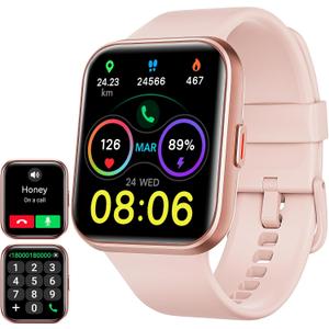 ENOMIR Smart Watches for Women, Fitness Watch for iPhone/Samsung/Android (Answer/Make Call& Alexa Built-in), Activity Trackers with 100 Sports &5ATM, Smartwatches with Heart Rate SpO2 Sleep Monitor