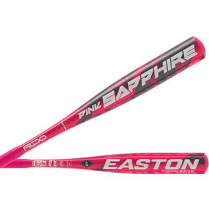 Easton | Sapphire Fastpitch Softball Bat | -10 Drop | 1 Pc. Alloy | Approved for All Fields (28 Inch, Pink)