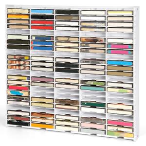 115-Slot Cassette Tape Storage Organizer Rack, 4.3" L x 2.6" D x 0.8" H