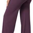YEOREO Workout Leggings Womens No Front Seam Straight Leggings 29"/ 31.5"/ 33"/ 35" High Waist Buttery Eddiy Gym Yoga Pants (Purple, M)