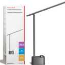 HONEYWELL Upgraded LED Desk Lamp - H01 Pro Sunturalux Foldable Desk Light with USB A+C Charging Port, 3 Color Modes Dimmable Table Lamp for Home Office Reading(Grey)