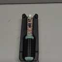 CALISTA GoGo Mini Heated Round Brush | Curl, Touch-Up, De-Frizz, and Style Hair with the Mini 7” Styling Tool | Heats to 365°F | Perfectly Designed Travel Tool | Dual Voltage (Retro Floral)