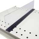 STORE FIXTURES DIRECT 3" H Clear Magnetic Shelf Divider for Gondola & Metal Shelves, 12" D Plastic Merchandise Organizers [3" H x 12" D] - 100 Pack