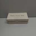 Susanny Women's Closed Toe Rhinstone Wedding Low Heel Slingback Clear Kitten Heels,Adjustable Strap Pointed Toe Bow Pumps High Heeled Prom Dress Shoes (7, Patentblack)