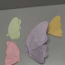 SUNBEAUTY Butterfly Party Decorations, 3D Paper Butterfly Decoration, Hanging Paper Butterfly for Baby Shower Decorations Girls, Women, Paper Flowers for Wall Decoration, Set of 4