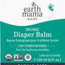 Earth Mama Organic Economy Size Diaper Balm | Diaper Cream for Baby | EWG Verified, Petroleum & Artificial Fragrance-Free with Calendula for Sensitive Skin, 4-Fluid Ounce