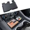 Center Console Tray Compatible with 2021-2024 Chevy Tahoe/Suburban & GMC Yukon Hidden Compartment Cover Organizer(Extra Storage with USB Hole, Not for Yukon Denali/Ultimate or 2025 Models)