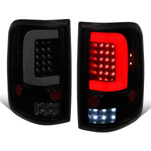 DNA MOTORING TL-F15004-LED-3D-BKSM-G2 LED 3D Tail Light Assembly Driver & Passenger Side [Compatible with 04-08 Ford F150 Lobo]