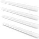Picture Shelves 57",Narrow Long Floating Ledge for Wall Set of 4,Large Wood Rustic Photo Frames Vinyl Record Storage Display Nursery Kids Bookshelf Decor for Living Room Bedroom Kitchen (57 Inch, White)