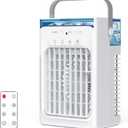 Portable Air Conditioners, 4 Speeds Mist Modes 2/4/6H Timer, Personal Mini Air Conditioner USB Charging Small Cooling Fan