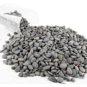 Black Rock, CJGQ 3lb River Rocks Pebbles for Plants Succulents, Decorative Outdoor Landscaping Garden Rocks, Natural Small Mexican Beach Pebbles Aquarium Rocks Gravel for Fish Tanks Vase Yard Decor