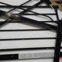 Regalo Safety 36" Extra Tall Baby Gate for Doorways & Bottom of Stairs, Pressure Mounted Walk Through Gate for Babies, Toddlers & Pets, Tested & Safe for 30 Years, American Designed, American Owned (Black)