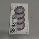 Tracker Tags-4 Pack Work with Apple Find My (iOS Only), [Apple MFi Certified] Key Finder and Item Locator, New Bluetooth 5.3 Tracker, Replaceable Battery Smart Tag for Keys, Wallet, Luggage etc (Black)