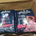 Goodnites Girls' Nighttime Bedwetting Underwear, Size Large (68-95 lbs), 34 Ct (2 Packs of 17)