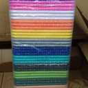 Dandat 36 Pcs Plastic Cubby Bins Classroom Cubby Organization Book Bins for Classroom Bulk Toy Storage Baskets Stackable Assorted Colors Storage Containers for Home Office School Nursery Playroom